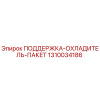1310034186 ПОДДЕРЖКА-ОХЛАДИТЕЛЬ-ПАКЕТ Epiroc