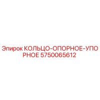 5750065612 КОЛЬЦО-ОПОРНОЕ-УПОРНОЕ Epiroc