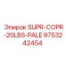 9753242454 SUPR-COPR-20LBS-PALE Epiroc