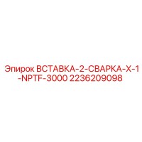 2236209098 ВСТАВКА-2-СВАРКА-X-1-NPTF-3000 Epiroc