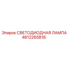 4812265816 СВЕТОДИОДНАЯ ЛАМПА Epiroc