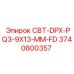 Оригинальная деталь СВТ-DPX-PQ3-9X13-MM-FD 3740800357 для оборудования Epiroc