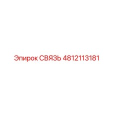 4812113181 СВЯЗЬ Epiroc