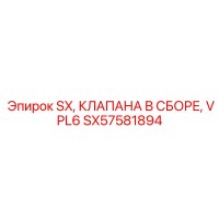 SX57581894 SX Клапана в сборе VPL6 Epiroc