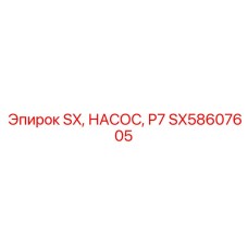 SX58607605 SX, НАСОС, P7 (Epiroc)