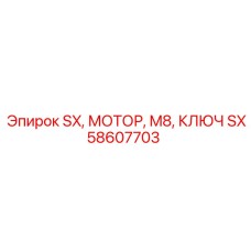 SX58607703 SX, МОТОР, M8, КЛЮЧ | Эпирок