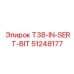 Фото вставного долота T38 от Epiroc, номер 51248177, для горного оборудования