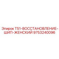 9753240096 T51-ВОССТАНОВЛЕНИЕ-ШИП-ЖЕНСКИЙ Epiroc
