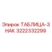 3222332299 ТАБЛИЦА-ЗНАК Epiroc