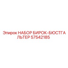 57542185 НАБОР БИРОК-БЮСТГАЛЬТЕР Epiroc