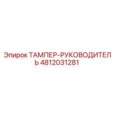 4812031281 ТАМПЕР-РУКОВОДИТЕЛЬ Epiroc