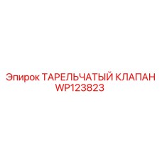 WP123823 ТАРЕЛЬЧАТЫЙ КЛАПАН Epiroc