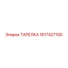 1617427100 ТАРЕЛКА Epiroc