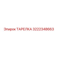 3222348663 ТАРЕЛКА Epiroc