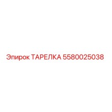 5580025038 ТАРЕЛКА Epiroc
