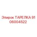 Фото тарелки Epiroc 9106004522 для систем подачи бурового инструмента