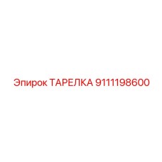 9111198600 ТАРЕЛКА Epiroc