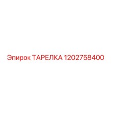 1202758400 ТАРЕЛКА Epiroc