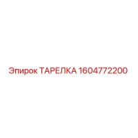 1604772200 ТАРЕЛКА Epiroc