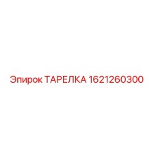 1621260300 ТАРЕЛКА Epiroc