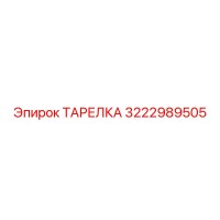 3222989505 ТАРЕЛКА Epiroc