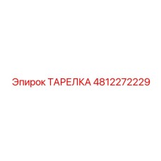 4812272229 ТАРЕЛКА Epiroc
