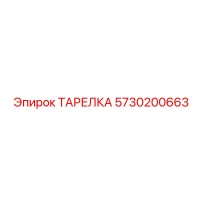 5730200663 ТАРЕЛКА Epiroc
