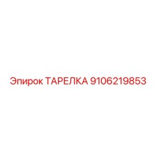9106219853 ТАРЕЛКА Epiroc