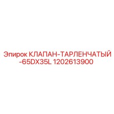 1202613900 КЛАПАН-ТАРЛЕНЧАТЫЙ-65DX35L Epiroc