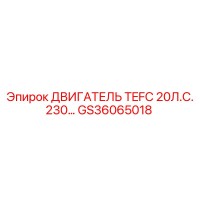 GS36065018 ДВИГАТЕЛЬ TEFC 20Л.С. 230 Epiroc