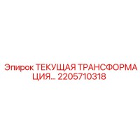 2205710318 ТЕКУЩАЯ ТРАНСФОРМАЦИЯ Epiroc
