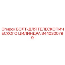8440300799 БОЛТ-ДЛЯ ТЕЛЕСКОПИЧЕСКОГО ЦИЛИНДРА Epiroc
