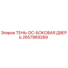 2657969289 ТЕНЬ-DC-БОКОВАЯ ДВЕРЬ Epiroc