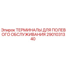 2901031340 ТЕРМИНАЛЫ ДЛЯ ПОЛЕВОГО ОБСЛУЖИВАНИЯ Epiroc