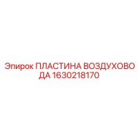 1630218170 ПЛАСТИНА ВОЗДУХОВОДА | Epiroc