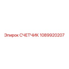 1089920207 СЧЕТЧИК Эпирок
