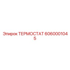 6060001045 ТЕРМОСТАТ Epiroc