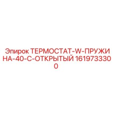 1619733300 ТЕРМОСТАТ-W-ПРУЖИНА-40-C-ОТКРЫТЫЙ Epiroc