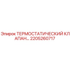 Оригинальный термостатический клапан 2205260717 Epiroc
