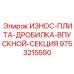 Износостойкая плита входной секции Epiroc 9753215590 с каскадными отражателями