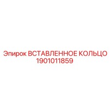 1901011859 ВСТАВЛЕННОЕ КОЛЬЦО Epiroc