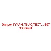 8973036491 ГУАРН.ПИАС/ТЕСТ. Epiroc