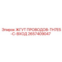 2657409047 ЖГУТ ПРОВОДОВ-TH7E5-C-ВХОД Epiroc