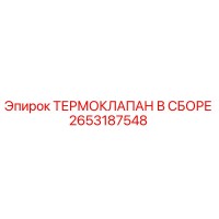2653187548 ТЕРМОКЛАПАН В СБОРЕ Epiroc