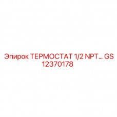 Изображение термостата 1/2 NPT GS12370178 от Epiroc с резьбовым соединением