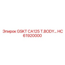 HC61920000 GSKT CA125 T.BODY Epiroc