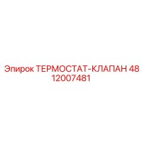 4812007481 ТЕРМОСТАТ-КЛАПАН Epiroc