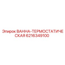 6216349100 ВАННА-ТЕРМОСТАТИЧЕСКАЯ Epiroc