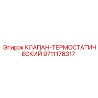 9711178317 КЛАПАН-ТЕРМОСТАТИЧЕСКИЙ Epiroc