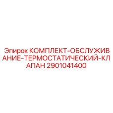 Комплект для термостатического клапана Epiroc 2901041400